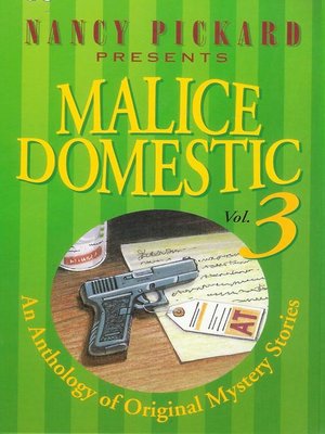 cover image of Malice Domestic, Volume 3